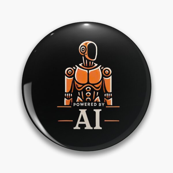 Item preview, Powered by AI Robot Design Futuristic Artificial Intelligence Tech Aesthetic Machine Learning Cyberpunk Graphic designed and sold by TEEJAMBOREE.