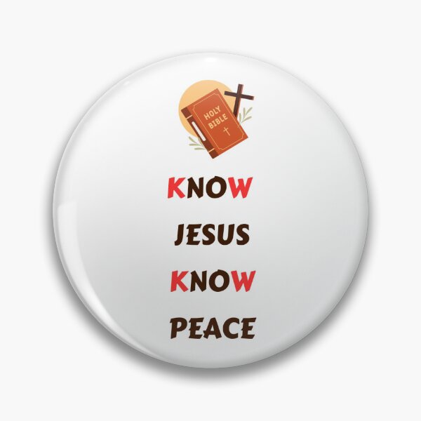 Item preview, Know Jesus Know Peace designed and sold by ArthursDesigns.