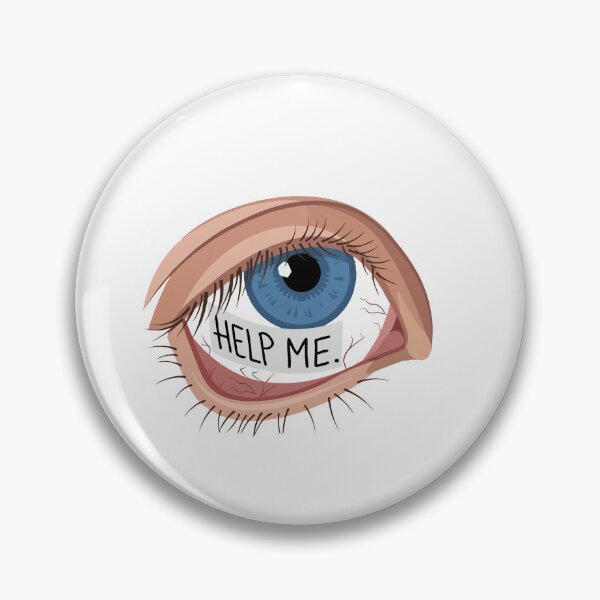 Item preview, Funny Sad Eye Help Me Meme designed and sold by AbsoluteHype.