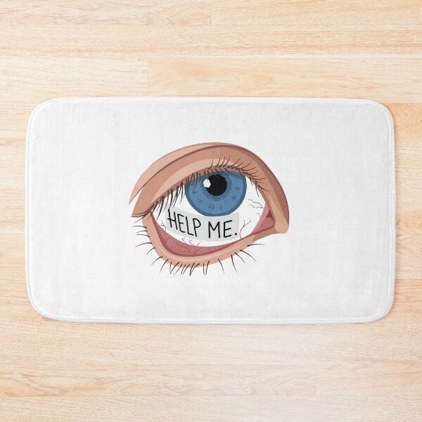 Item preview, Funny Sad Eye Help Me Meme designed and sold by AbsoluteHype.