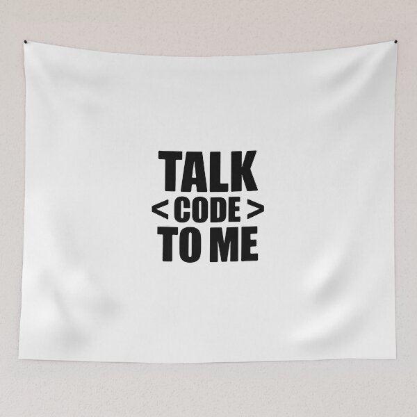 Item preview, Talk Code To Me designed and sold by jkrphoto.