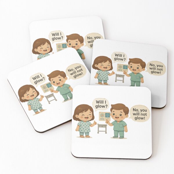 Item preview, Funny Nuclear Medicine Tech Gift – “Will I Glow?” Cute Radiology Humor Design designed and sold by Mr-3.