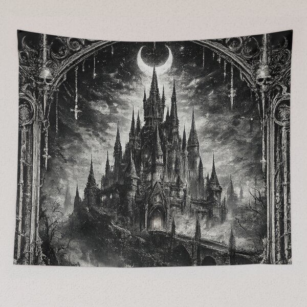 Item preview, Gothic Castle Ornate Dark Frame designed and sold by Vhurkys.