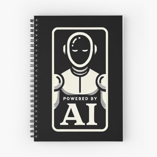 Item preview, Powered by AI Robot Design Futuristic Artificial Intelligence Tech Aesthetic Machine Learning Cyberpunk Graphic designed and sold by TEEJAMBOREE.