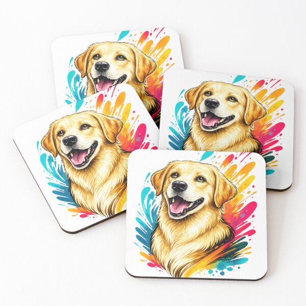 Item preview, Colorful Labrador Retriever Splash Art designed and sold by GMACgraphicsCo.