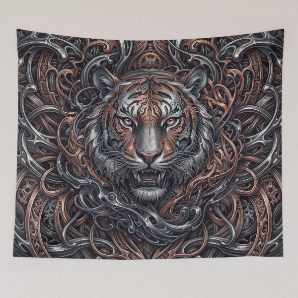 Item preview, Fierce Liquid Graffiti Tiger Art designed and sold by MarCinu Art.