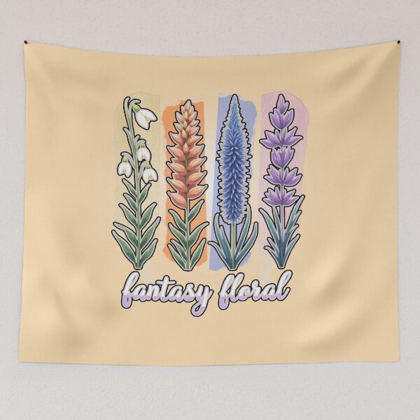 Item preview, Fantasy Floral Glow: Watercolor Wildflowers designed and sold by PriyaMagic.