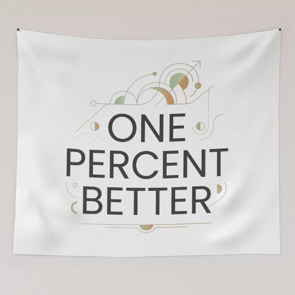 Item preview, One Percent Better Daily Motivation designed and sold by FlamaC.