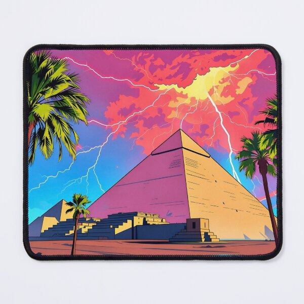 Item preview, Retro Vaporwave Egypt Pyramids designed and sold by Daniela`s shop.
