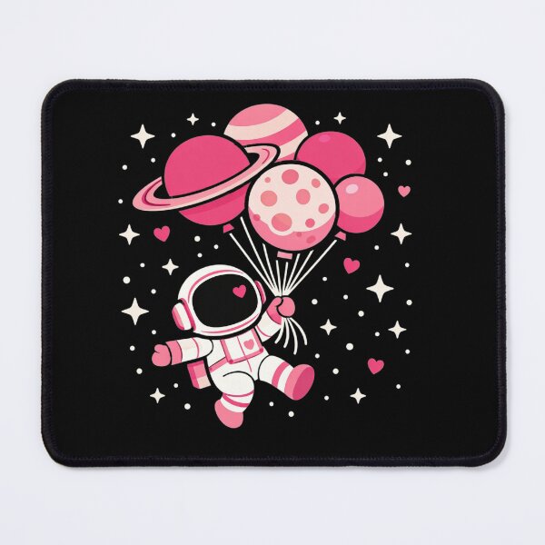 Item preview, Astronaut Balloon Planets Space Galaxy Girls Kids Toddler designed and sold by clothesy7.