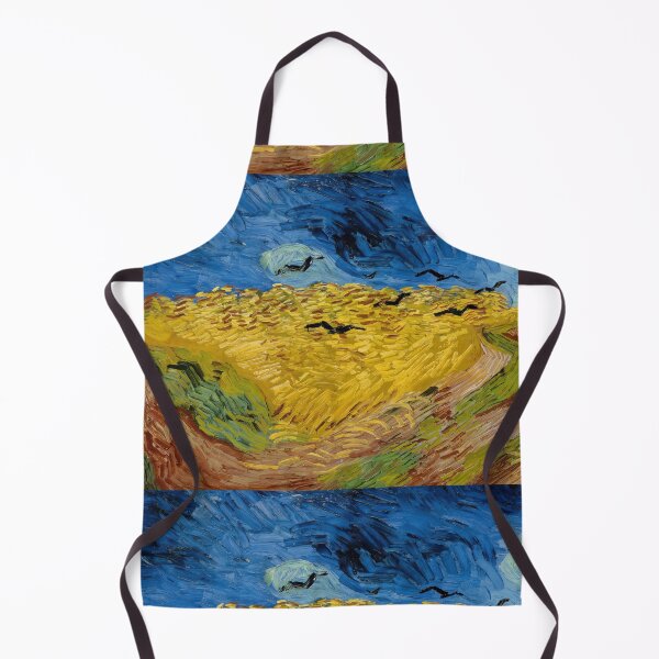 Item preview, Wheatfield With Crows by Vincent van Gogh: Dramatic Post Impressionist Landscape Poster designed and sold by artofuniverse.