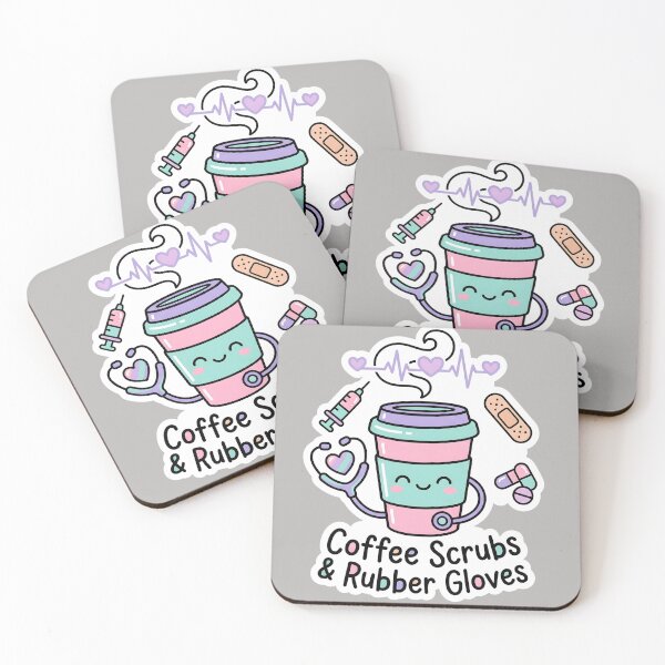 Item preview, Coffee Scrubs And Rubber Gloves Funny Nurse Life Healthcare designed and sold by YarsEingr.