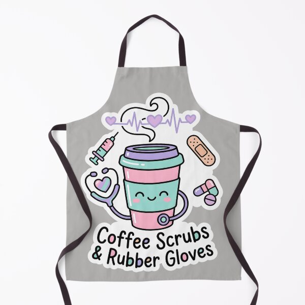 Item preview, Coffee Scrubs And Rubber Gloves Funny Nurse Life Healthcare designed and sold by YarsEingr.