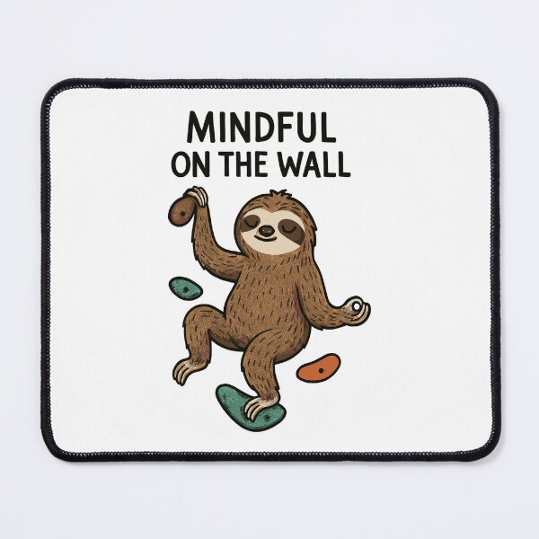 Item preview, Mindful on the Wall – Zen sloth on the wall designed and sold by Pineapple-Tree.