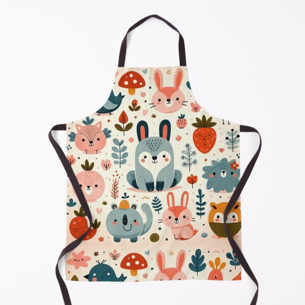 Item preview, Forest friends in soft pastel colors designed and sold by Tordyna.