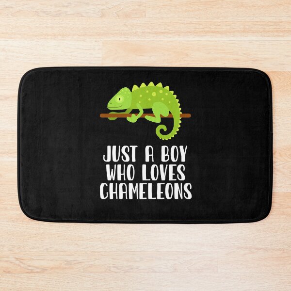 Item preview, Just A Boy Who Loves Chameleons  designed and sold by CosmoKitsch.