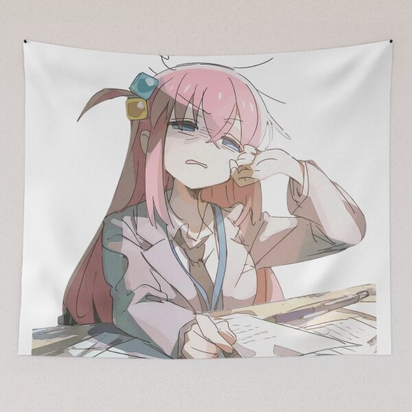Item preview, Hitori Gotoh Doing Homework designed and sold by KomiArts.
