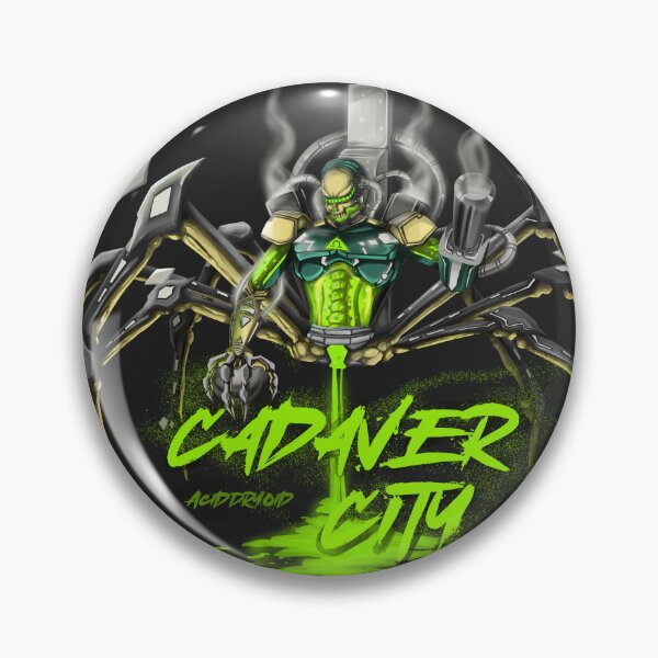 Item preview, AcidDryoid: Toxic Cyborg Spider - Cadaver City Necro designed and sold by ArtificeFactory.