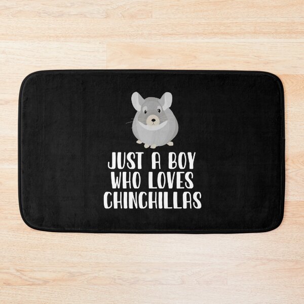 Item preview, Just A Boy Who Loves Chinchillas  designed and sold by CosmoKitsch.
