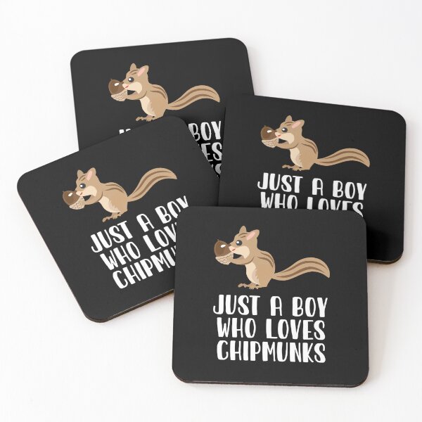 Item preview, Just A Boy Who Loves Chipmunks designed and sold by CosmoKitsch.