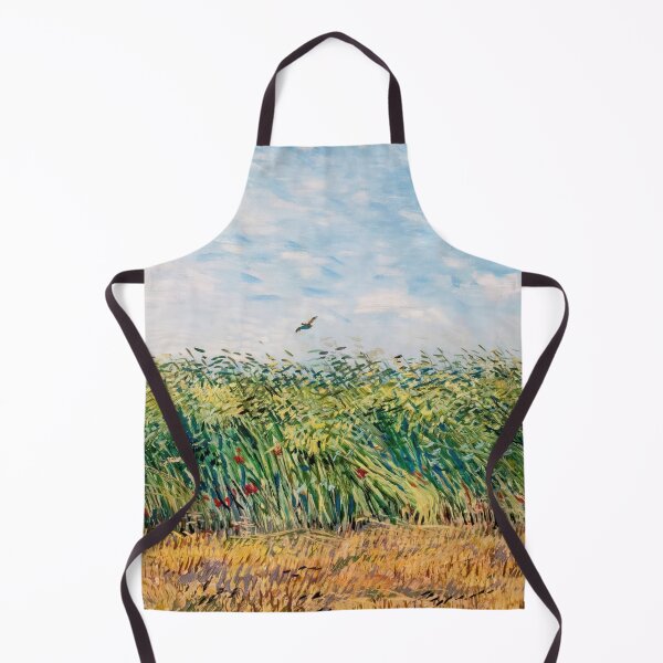 Item preview, Wheatfield With a Lark by Vincent van Gogh: Post Impressionist Landscape Poster designed and sold by artofuniverse.
