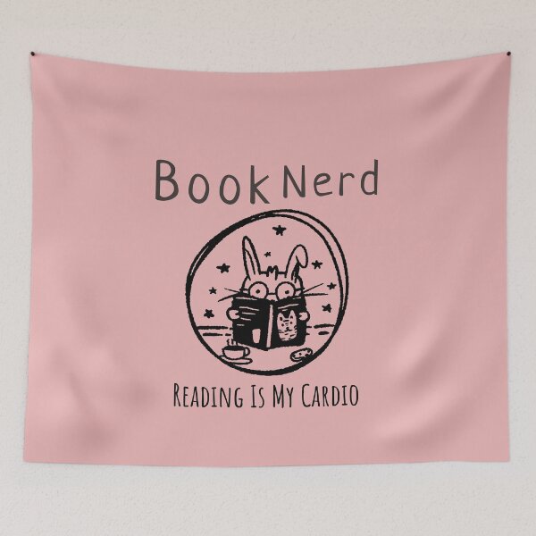 Item preview, Book Nerd Reading Is My Cardio, Book Lover designed and sold by HoppingCreation.