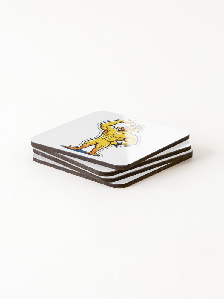 Thumbnail 4 of 5, Coasters (Set of 4), Buff Duck Power designed and sold by RainerPulk.