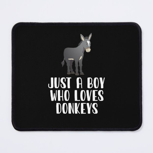 Item preview, Just A Boy Who Loves Donkeys designed and sold by CosmoKitsch.