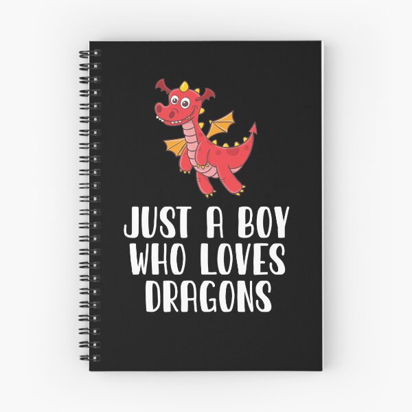 Item preview, Just A Boy Who Loves Dragons  designed and sold by CosmoKitsch.