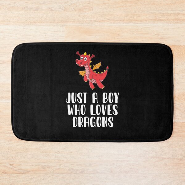 Item preview, Just A Boy Who Loves Dragons  designed and sold by CosmoKitsch.