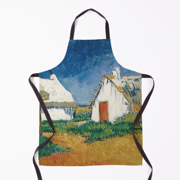 Item preview, White Cottages at Saintes Maries by Vincent van Gogh: Post Impressionist Poster designed and sold by artofuniverse.