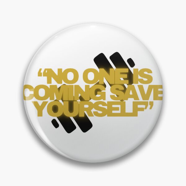 Item preview, No One Is Coming Save Yourself – Motivational Streetwear T-Shirt designed and sold by EvolusionPro.