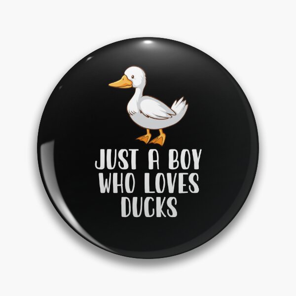 Item preview, Just A Boy Who Loves Ducks  designed and sold by CosmoKitsch.