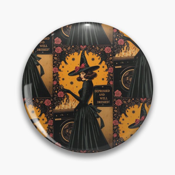 Item preview, Wiccan DEPRESSED AND WELL DRESSED  designed and sold by Manicmomma78.