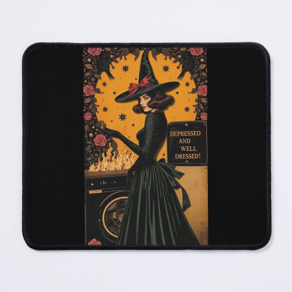 Item preview, Wiccan DEPRESSED AND WELL DRESSED designed and sold by Manicmomma78.