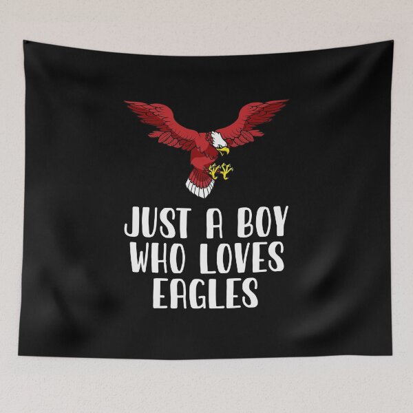 Item preview, Just A Boy Who Loves Eagles  designed and sold by CosmoKitsch.
