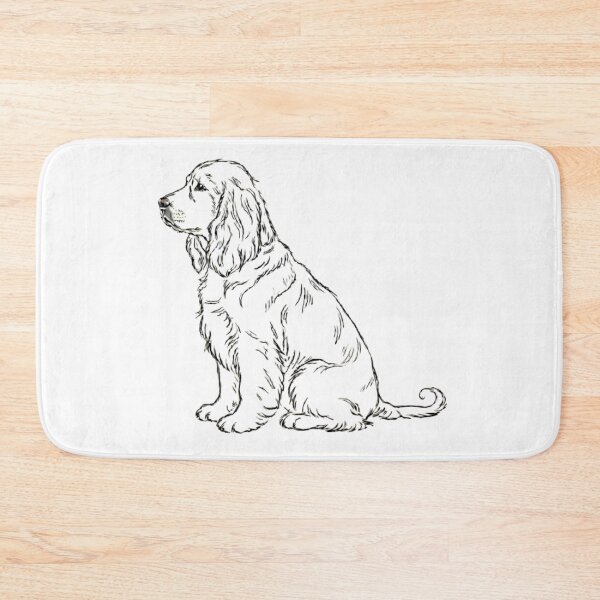 Item preview, Cocker Spaniel Dog Sitting Profile designed and sold by Prints by Mat.