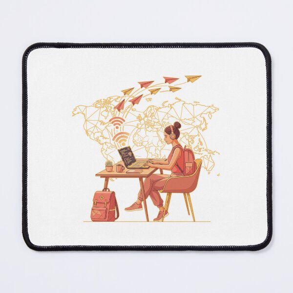 Item preview, Work From Anywhere World Traveler designed and sold by FlamaC.
