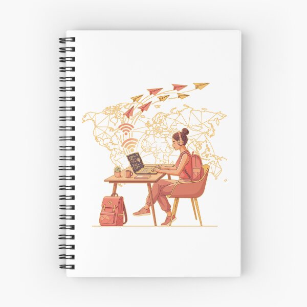 Item preview, Work From Anywhere World Traveler designed and sold by FlamaC.