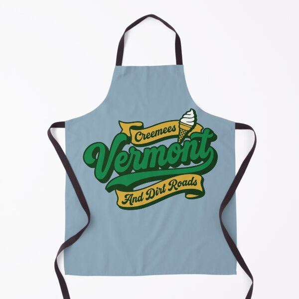 Item preview, Vermont Creemees and Dirt Roads Retro 70s Block Shadow Script designed and sold by Cozy-Old-Pub.
