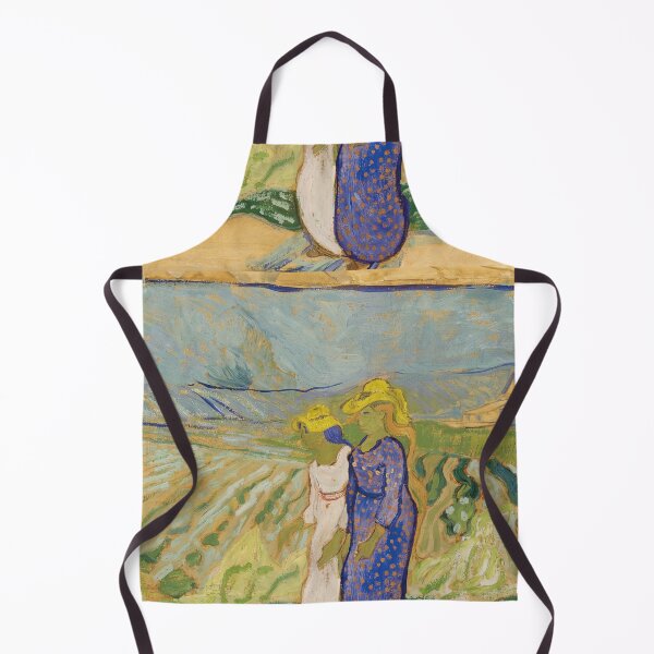 Item preview, Women Crossing the Fields by Vincent van Gogh: Post Impressionist Landscape Poster designed and sold by artofuniverse.
