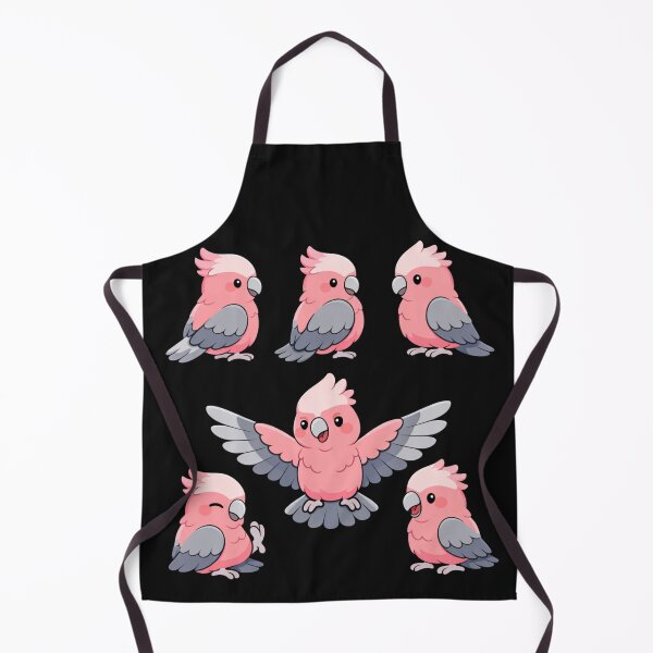 Item preview, Galah Cockatoo Pattern Pink Parrot Funny Birb Doodles T-Shirt, Cute Bird Lover Gift, Aussie Parrot Art Graphic Tee designed and sold by Maravillio.