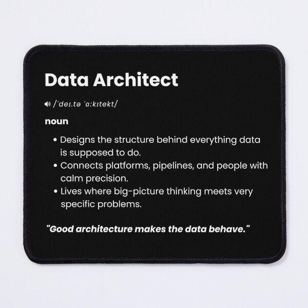 Item preview, Data Architect Definition | Funny Data Engineering Gift for Tech Pros designed and sold by Yuli Club.