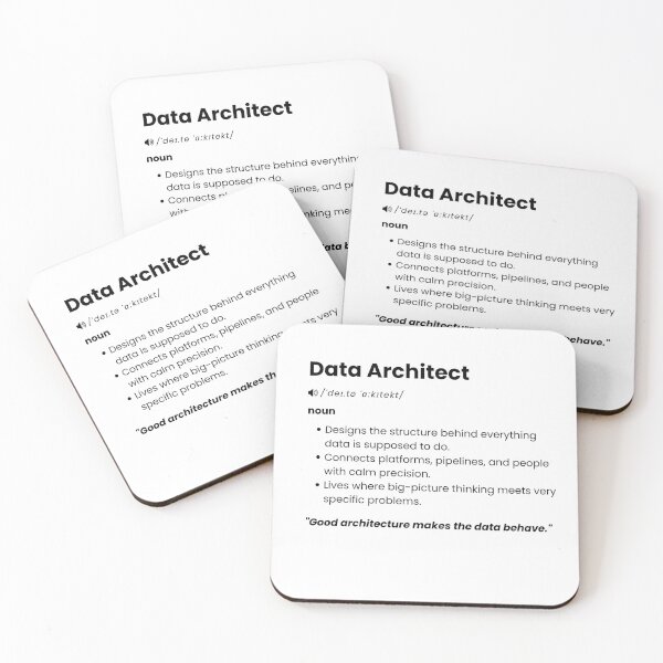 Item preview, Data Architect Definition | Funny Data Engineering Gift for Tech Pros designed and sold by Yuli Club.