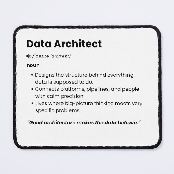 Item preview, Data Architect Definition | Funny Data Engineering Gift for Tech Pros designed and sold by Yuli Club.