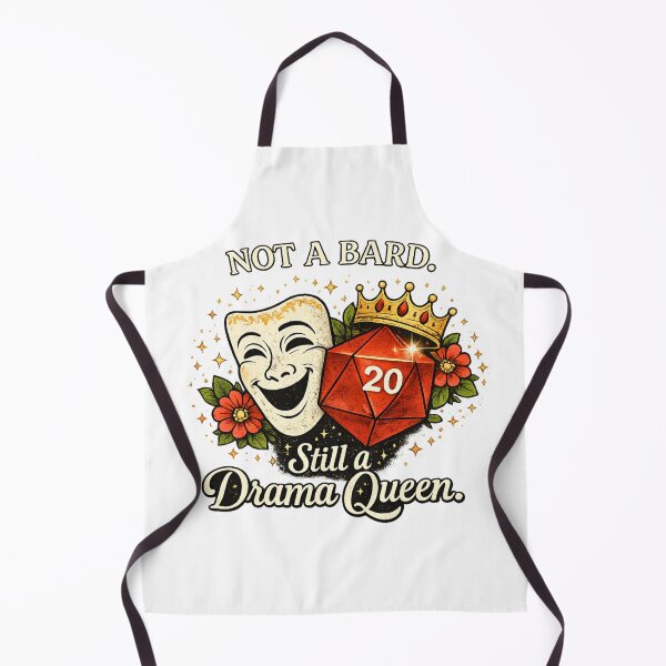 Item preview, Not a Bard Drama Queen designed and sold by Dungeon Wall Design.