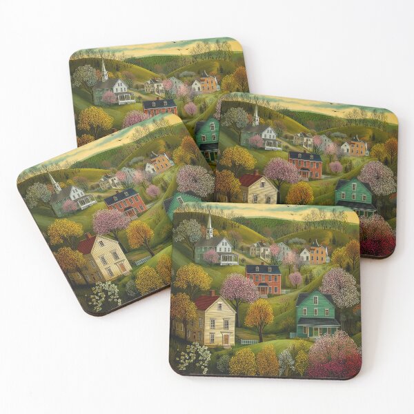 Item preview, Charming Spring Village Landscape  designed and sold by Blue Horse Photo Magic.