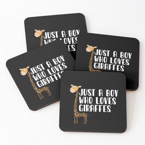 Item preview, Just A Boy Who Loves Giraffes  designed and sold by CosmoKitsch.