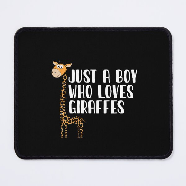 Item preview, Just A Boy Who Loves Giraffes designed and sold by CosmoKitsch.