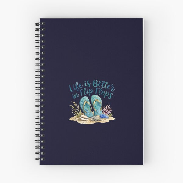 Item preview, Summer Wellness And Relaxation Tips Life is Better in Flip Flops designed and sold by MalwasBasket.